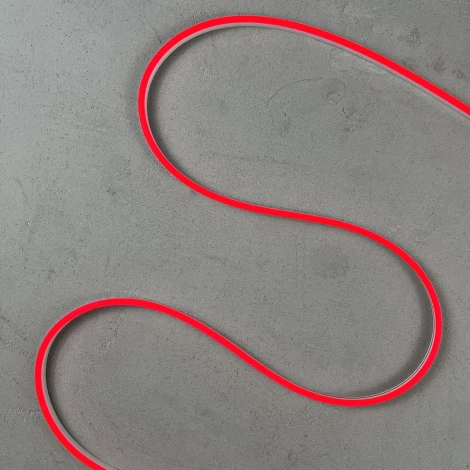 Односторонний Гибкий Неон 8х16мм Красный 12В, IP65 Laitcom FR-23513