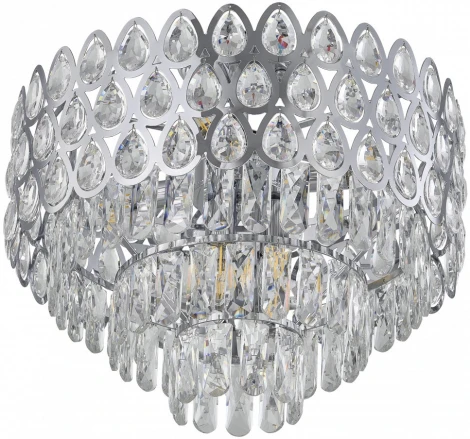 Потолочная люстра хрустальная на штанге Arte Milano Sorrento-2019 372019/7/50/460 CR (220V)