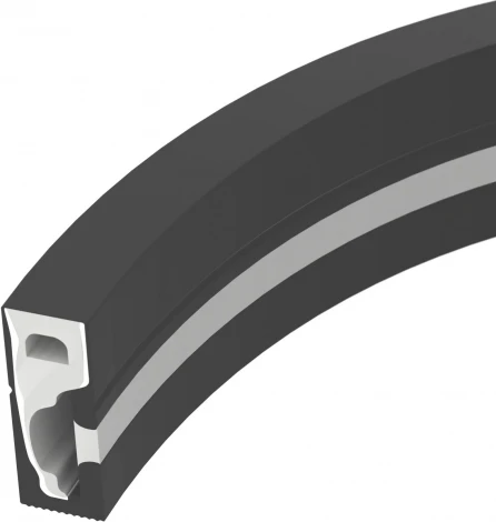 Силиконовый профиль WPH-FLEX-0616-SIDE-S9-5m FULL BLACK (Arlight, Силикон) 045842