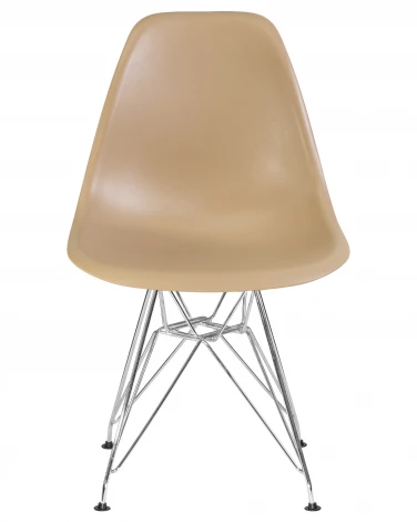 Стул обеденный DSR (ножки хром, цвет бежевый (GR-03))