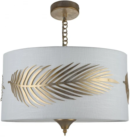 Подвесная люстра Maytoni Farn H428-PL-03-WG (220V, на цепи, листья)