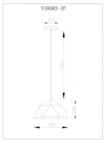 Подвесной светильник Moderli Genoa V11560-1P (220V, круглые)