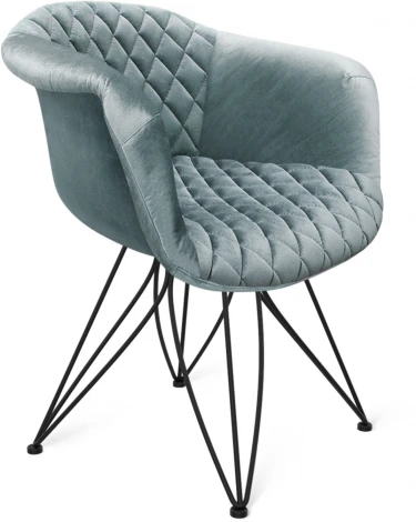 Стул SHT-ST31-C2/S113 аквамарин/черный муар Sheffilton 9584815601