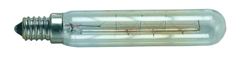 Ретро лампочка накаливания Эдисона цилиндрическая прозрачная E14 15W 220V желтое свечение MarkSlojd Rorlampa 470921