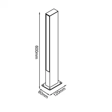 Наземный уличный светильник светодиодный IP65 Mantra Lotus 9160