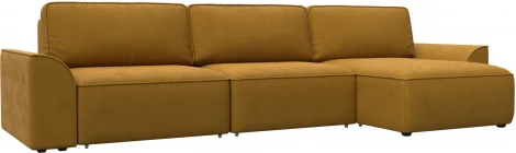 Диван угловой Лига-048 НПБ лонг Лига Диванов (Велюр) арт.128489