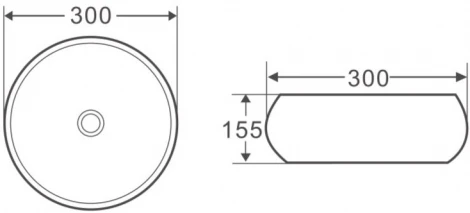 Рукомойник BelBagno BB1114 накладной