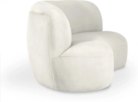 Диван Patti 1900 ОГОГО (арт.853247), (Мех/Белый)
