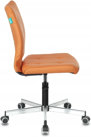 Кресло Бюрократ CH-330M/OR-20 без подлокотников оранжевый сиденье оранжевый искусственная кожа крестовина металл Stool Group арт.УТ000002988