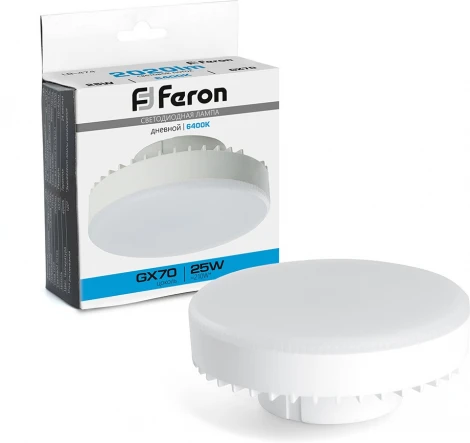 Лампа светодиодная Feron 38270 LB-474 GX70 25W 6400K