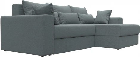 Диван угловой Майами правый угол (Серый/Рогожка) Лига Диванов арт.121159