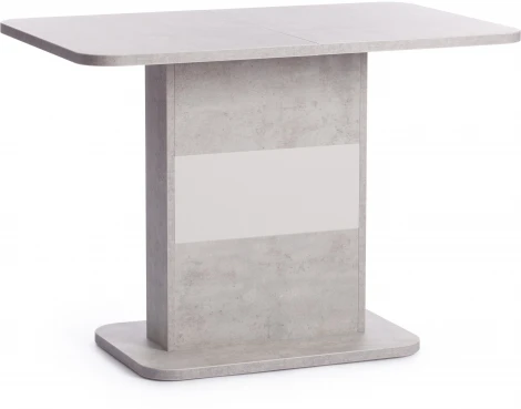 Стол обеденный SMART ЛДСП, 105-140х68,6х75 см, Белый бетон/Белый Tetchair 18993