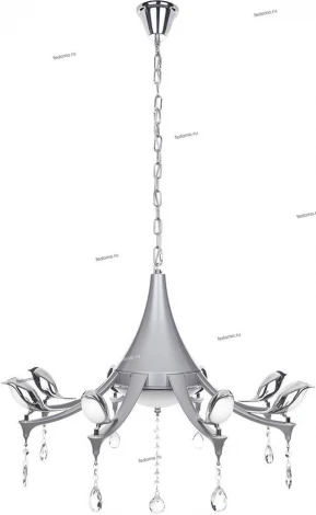Подвесная люстра IDLamp Uccelli 385/8-LEDSilver