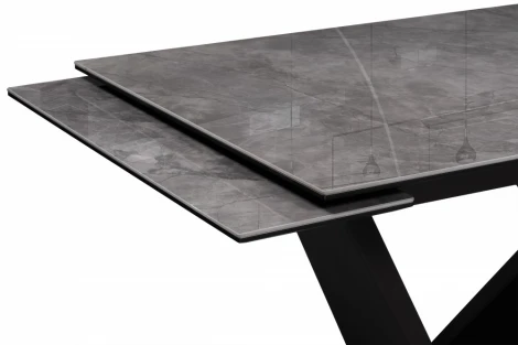 Керамический стол Бор 180 (Бор 180(240)х90х78 baolai / черный) Woodville арт.588043