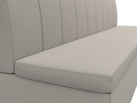 Диван кухонный прямой Кантри (Бежевый/Рогожка) Лига Диванов арт.123825