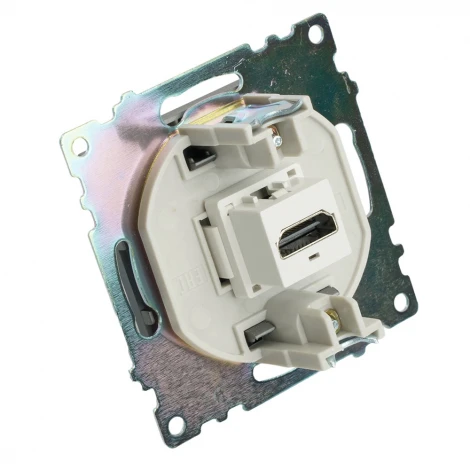 Розетка HDMI (графит) Stekker Катрин 50059