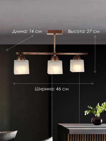 Потолочная люстра на штанге Мелодия Света SS1N 000027431