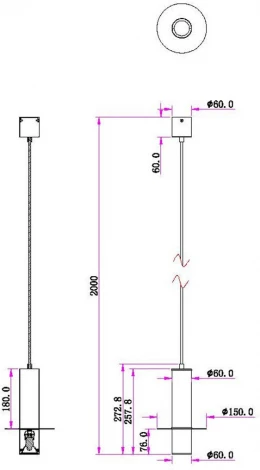 Подвесной светильник Kink Light Каям 08457-1A,01 белый GU10 5W