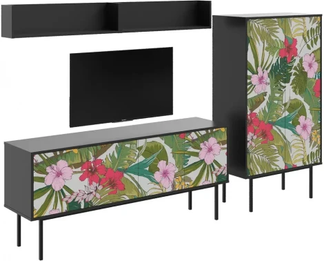 Композиция Boho Color 6 ОГОГО (арт.599610), (ЛДСП/Черный)