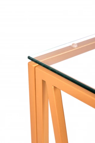 Консольный стол AllConsoles 1054-CG clear золотой