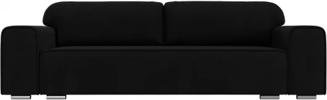 Диван прямой Лига-029 (Черный/Микровельвет) Лига Диванов арт.121025