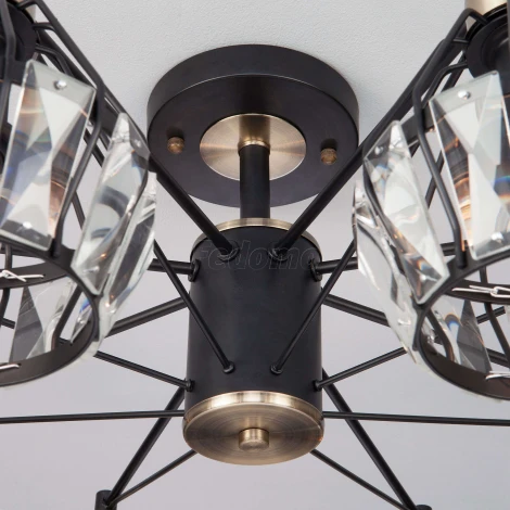 Потолочная люстра Eurosvet Lord 70075/8 черный (220V)