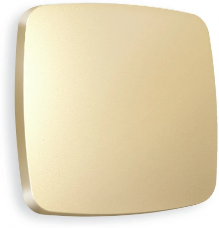 Лицевая панель Ambrella Volt OMEGA (Шампань) для 1-клавишных выключателей QUANT OP6010