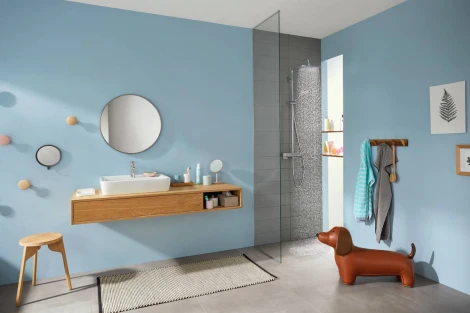 Душевая стойка Hansgrohe Croma 27630000 для душа, с термостатом