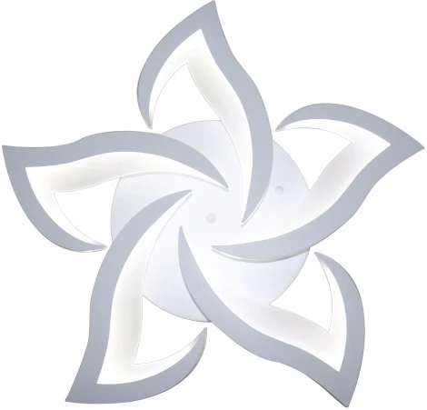 Потолочная люстра с таймером Natali Kovaltseva Smart Home LED LAMPS 81212 (220V, голосовое управление, пульт управления, управление смартфоном, умный дом - Алиса, Tuya Smart, Сири, Smart Life, цветы)