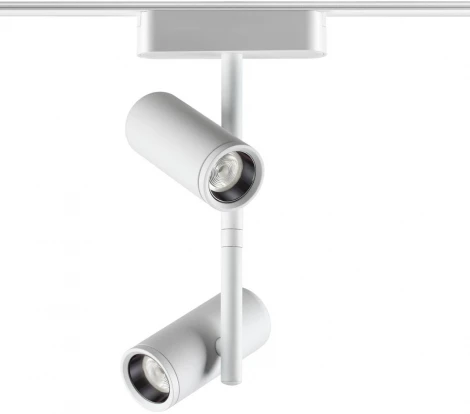 Трековый светильник для низков. шинопровода Novotech Smal 359107 SHINO IP20 LED 4000K 2*8W 48V 1360Лм (круглые)