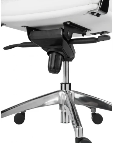 Компьютерное кресло Woodville Isida white / satin chrome 15427