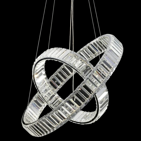 Подвесной светильник Citilux Чезаре CL338261 (регулировка яркости, LED, 220V, хрусталь, пульт управления, на тросе)