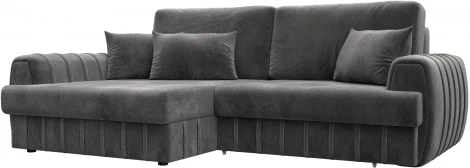 Диван угловой Лига-057 НПБ угол левый Лига Диванов (Велюр) арт.129277L