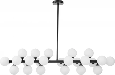 Потолочная люстра на штанге Lumina Deco Marsiada LDP 6033-24 BK