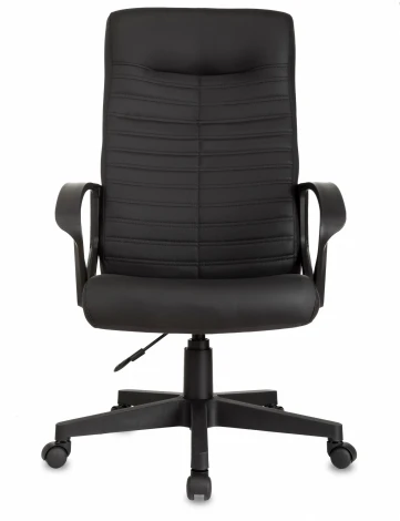 Кресло руководителя Бюрократ CH-480LT черный эко.кожа крестов. пластик пластик черный