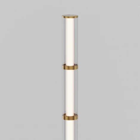 Торшер колонна Eurosvet Stark 80537/1 латунь (LED, 220V, выключатель)
