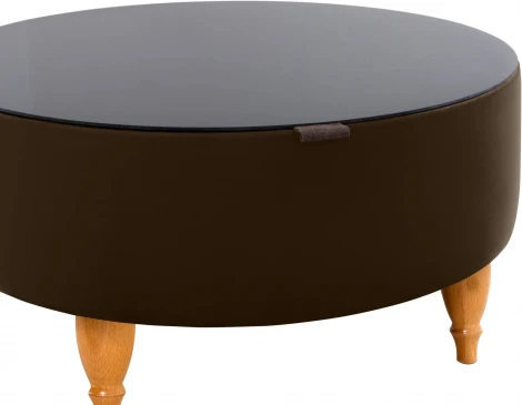 Стол журнальный Italia ОГОГО (арт.339978), (ЛДСП/Темно-коричневый)