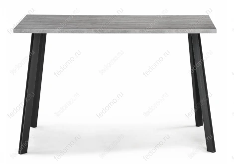 Стол Notta Тринити Лофт 120 25 мм бетон / черный матовый 489616
