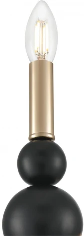 Бра Lumion Nana 8106/1W черный/золото, металл E14 1*40W 220V