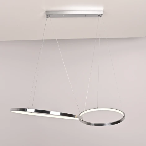 Подвесной светильник Zenda D60+D40 By ImperiumLoft Zenda01 (LED, 220V, на тросе, кольцо)