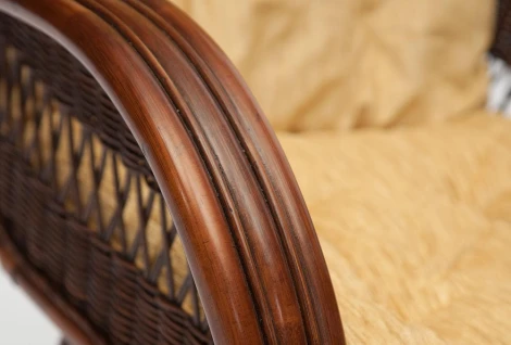 Кресло-качалка "ANDREA Relax Medium" /с подушкой/ Pecan Washed (античн. орех)