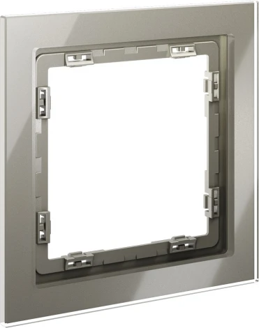 Рамка на 1 пост (шелк, стекло) Voltum S70 VLS110104