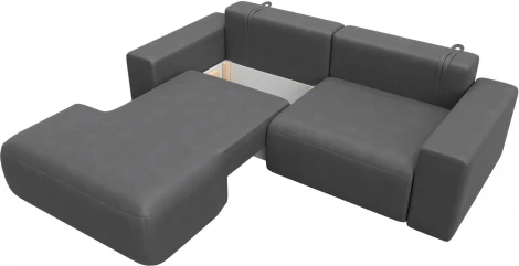 Диван угловой Лига-036 НПБ Классик левый угол Лига Диванов (Замша) арт.127741L