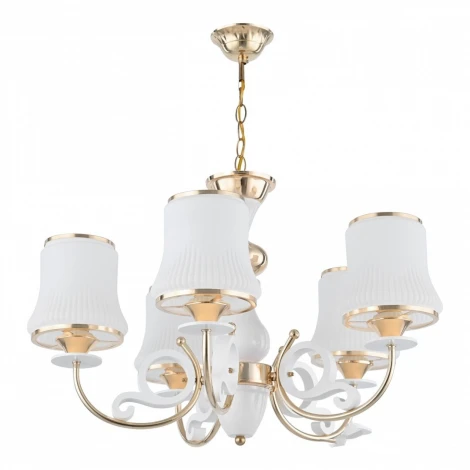 Подвесная люстра Arte Milano Florentia-1097 301097/5 Wh/Gd (220V, на цепи)