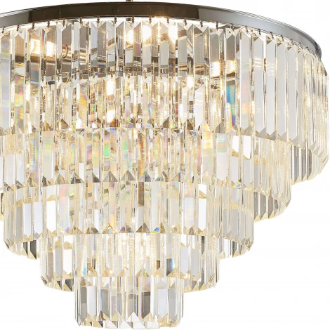 Подвесная люстра Divinare Nova 3001/02 LM-13 (220V, хрусталь, на цепи)