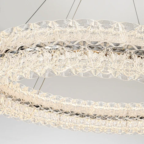 Подвесная люстра светодиодная с пультом с регулировкой цветовой температуры Modelux ML.8185.800 CR