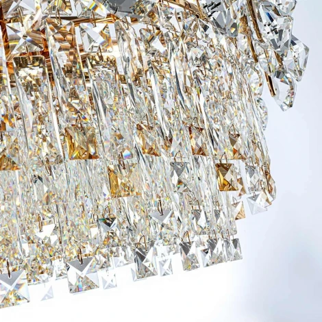 Подвесная люстра хрустальная Modelux MODELUX ML.7550.24 GD