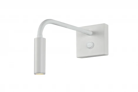 Бра на гибкой ножке для чтения iLedex Telescope 6411 WH (220V, выключатель)