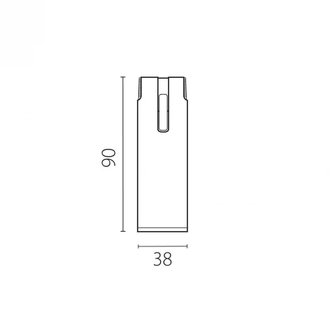 Трековый светильник низковольтный светодиодный 48V 6W черный 4000K Lightstar Due Hermes 210047