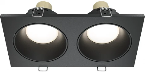 Встраиваемый светильник Zoom GU10 2x50Вт IP 65 Maytoni Technical DL033-2-02B (220V)